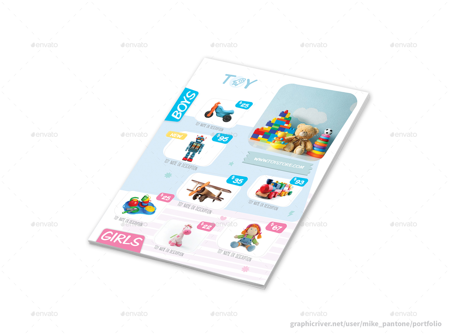 Toys Store Print Bundle 2, Print Templates GraphicRiver